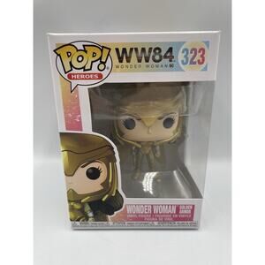 Wonder Woman WW84 Golden Armor Funko Pop DC Comics 330 New In Box